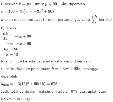 31+ Contoh Soal Turunan Total - Kumpulan Contoh Soal