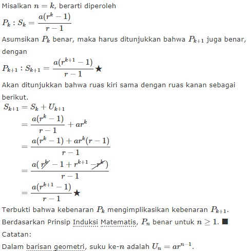 25 Contoh Soal Induksi Matematika Jawaban Pembahasan Lengkap