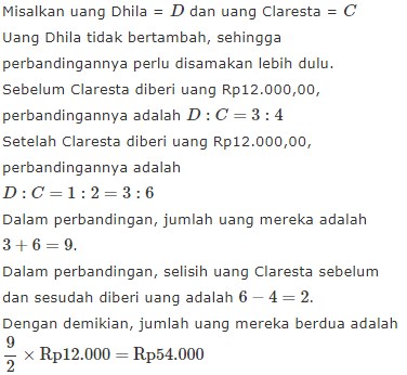 20 Soal Perbandingan Dan Skala Pilihan Ganda Pembahasan