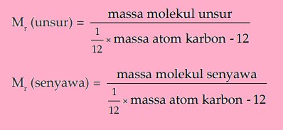 massa molekul relatif unsur dan senyawa