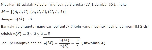 22 Contoh Soal Peluang Pilihan Ganda Dan Jawaban Pembahasan