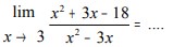 soal limit fungsi aljabar no 2