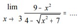 soal limit fungsi aljabar no 4