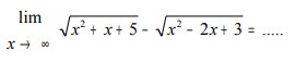 soal limit fungsi aljabar no 7